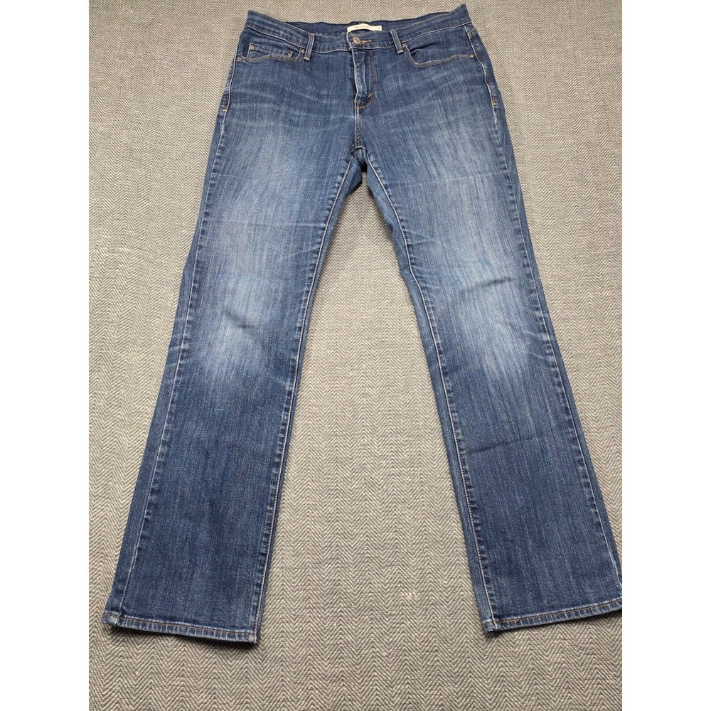Levi Strauss Co 505 Straight Leg Jeans‎ Womens 10 Medium Wash Denim Blue